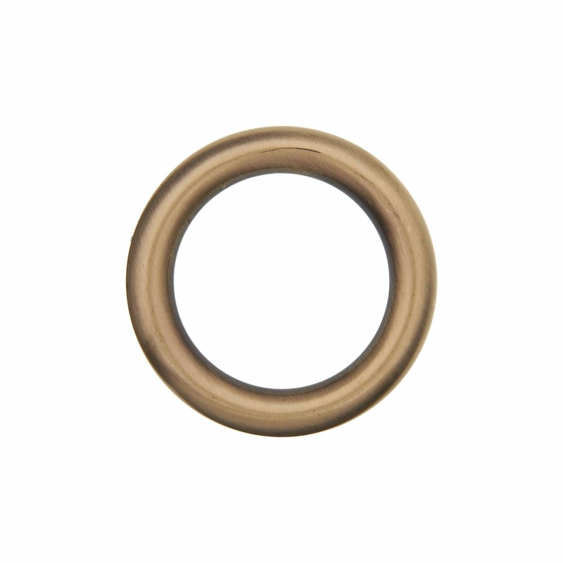 1″ Antique Brass, Cast Heavy Round Ring, Zinc Alloy, #P-2549-ANTB