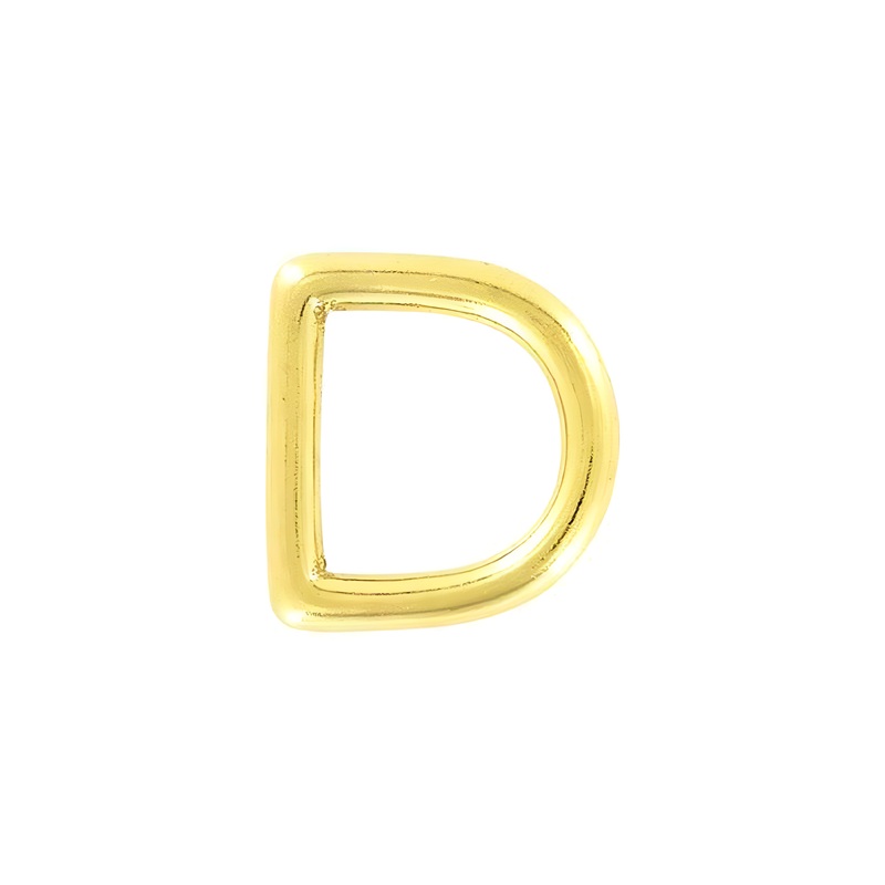 3/4″ Brass, Cast D-Ring, Solid Brass, #P-1337-SB