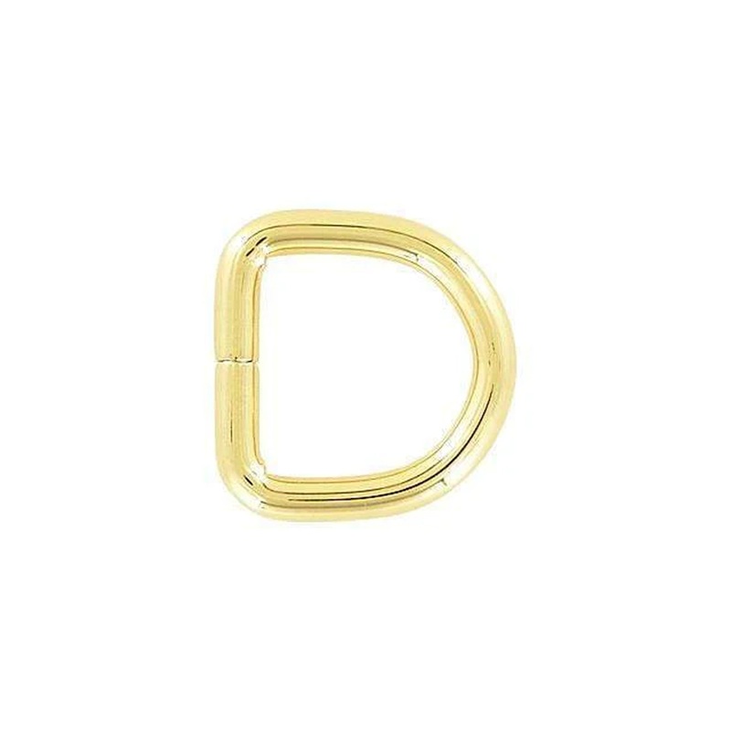3/4″ Gold, Split D Ring, Steel, #P-2930-GOLD