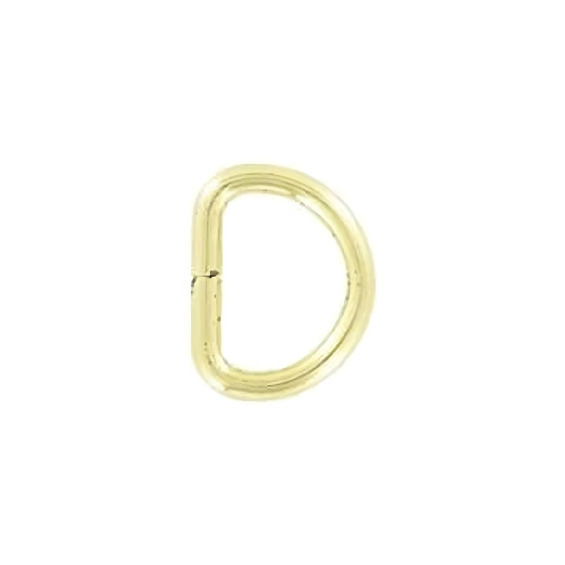 3/8″ Brass,  Split D Ring, Steel, #P-975-BP