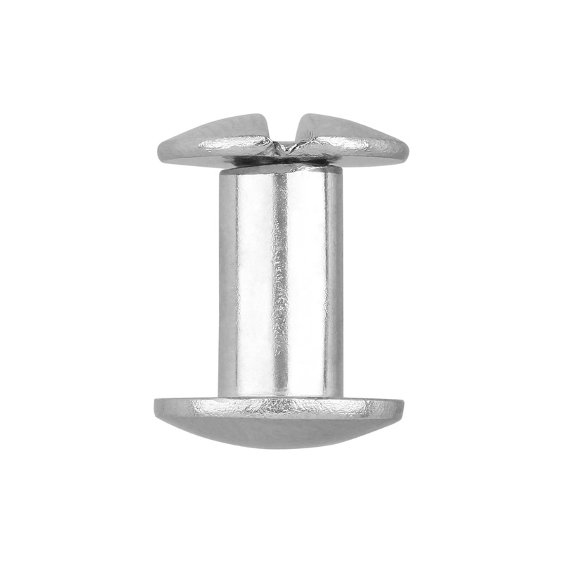 3/8″ Nickel, Chicago Screw, Solid Brass PK10, #L-156-3-8SBN
