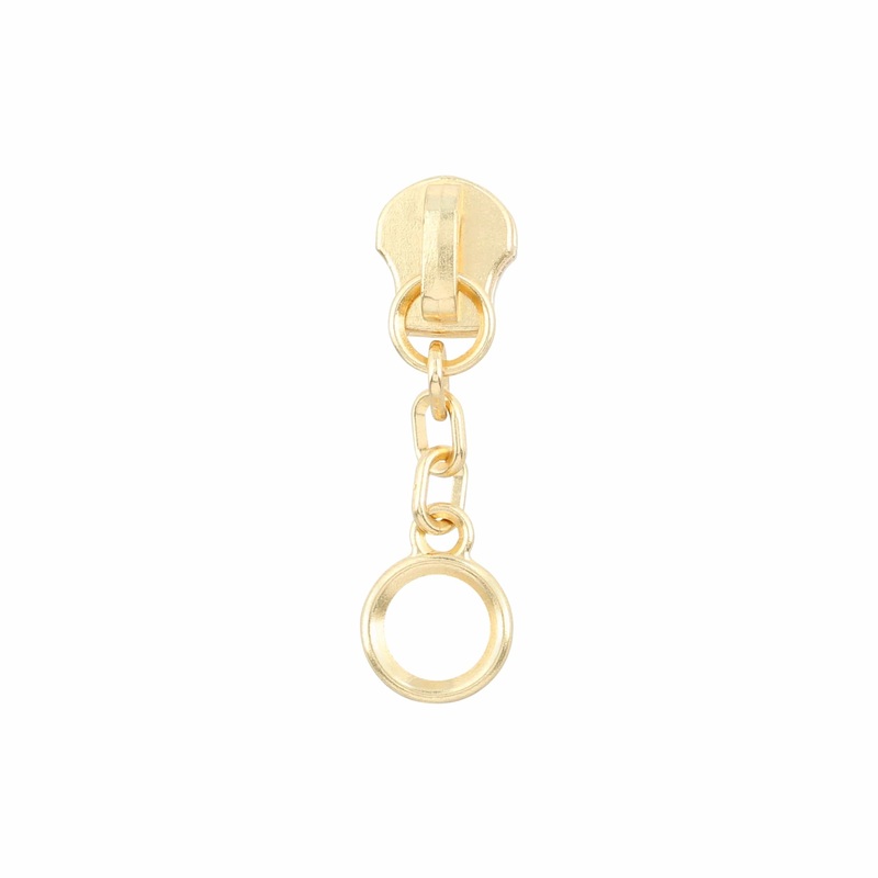 #4 Brass, Metal, YKK Pull Chain Slider, Zinc Alloy, #4M-3-BP