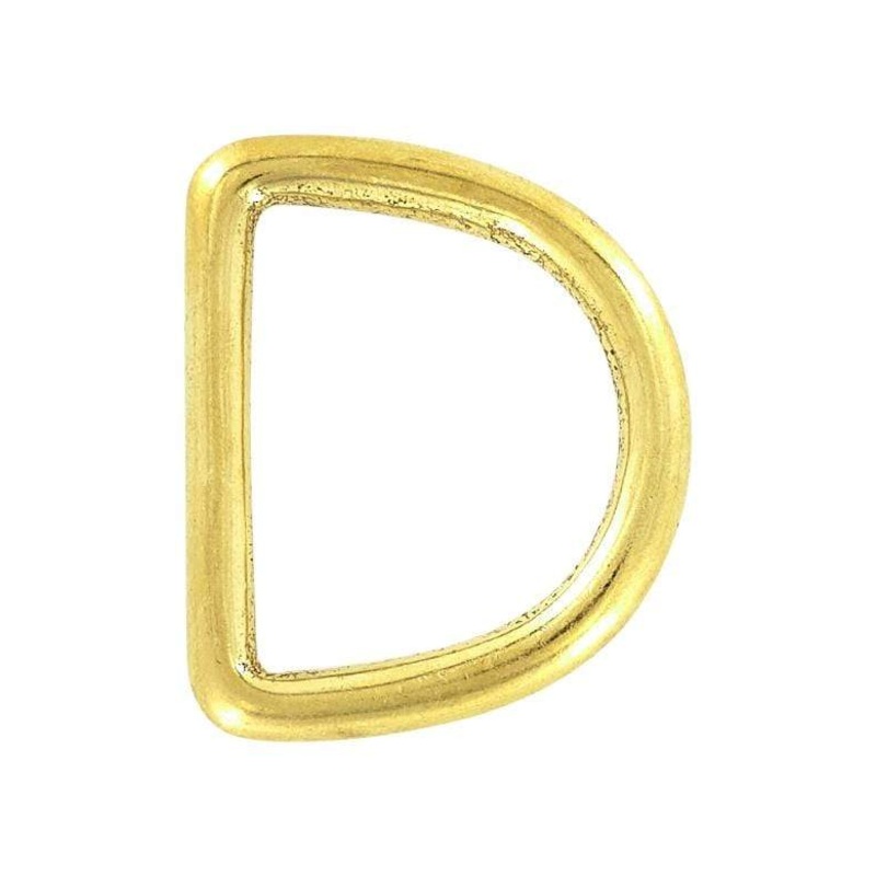 1 1/4″ Brass, Cast D-Ring, Solid Brass, #P-1339