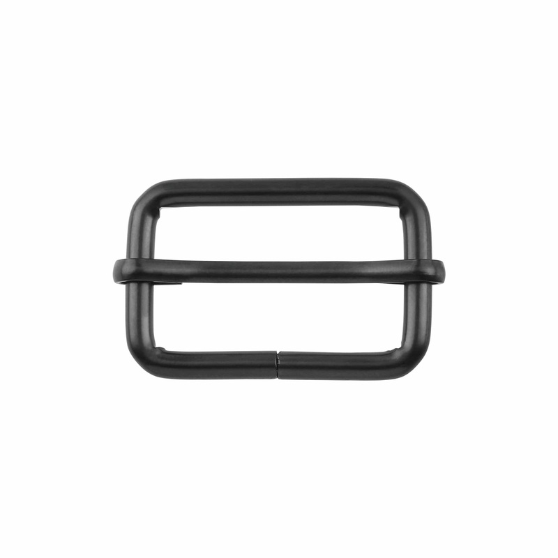 1 1/4″ Matte Black, Adjustable Strap Slide, Steel, #C-1661-BLK