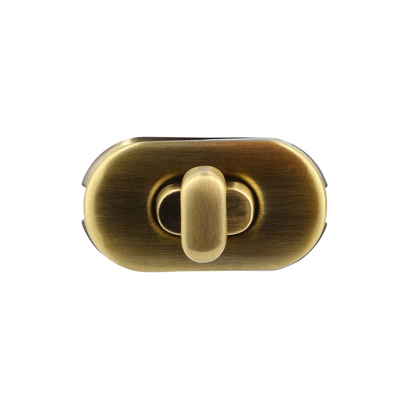 1 3/8″ Brushed Antique Brass, Turn Lock, Zinc Alloy, #P-2469-ANTB