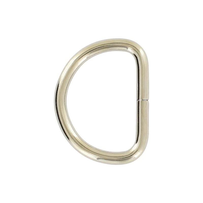 1″ Nickel, Split D-Ring Heavy, Steel, #D-110-NP