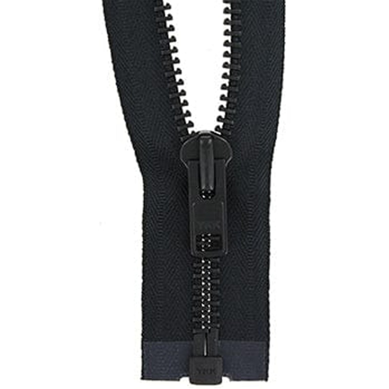 #10 Metal, Black, 36″ Separating Bomber Jacket Zipper with Black Oxide Teeth, #9BJ-36-BLK-OX