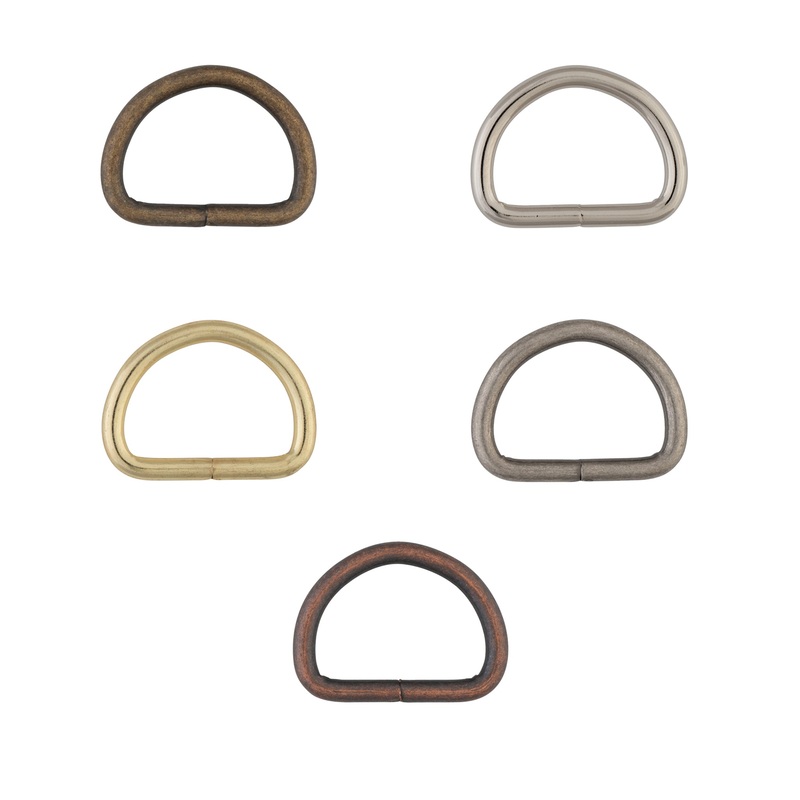 #413 Lanyard D-Ring 1/2″ Antique Brass
