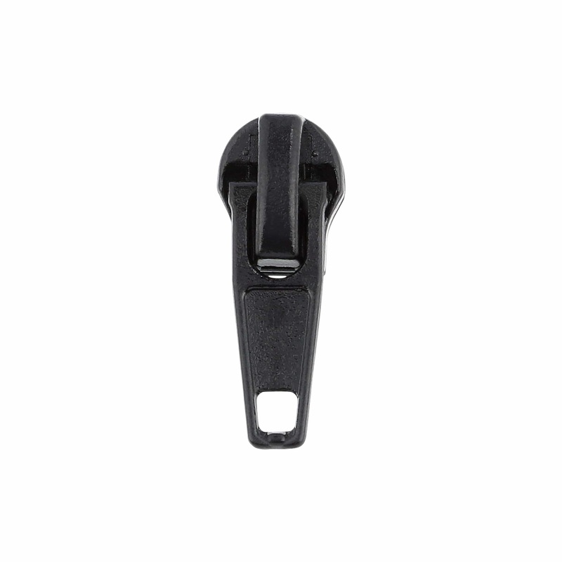 #5 Black, Coil, Dunlap Auto Lock Zipper Slider, Zinc Alloy, #DC5-3-BLK