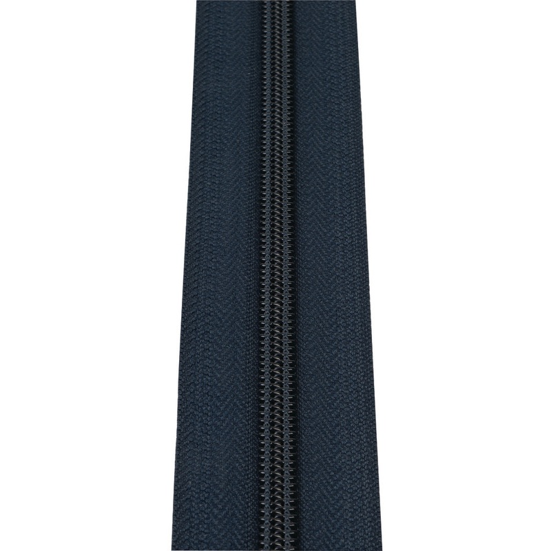 #5 Navy, YKK Coil Zipper Tape, Nylon, #5CN-NVY