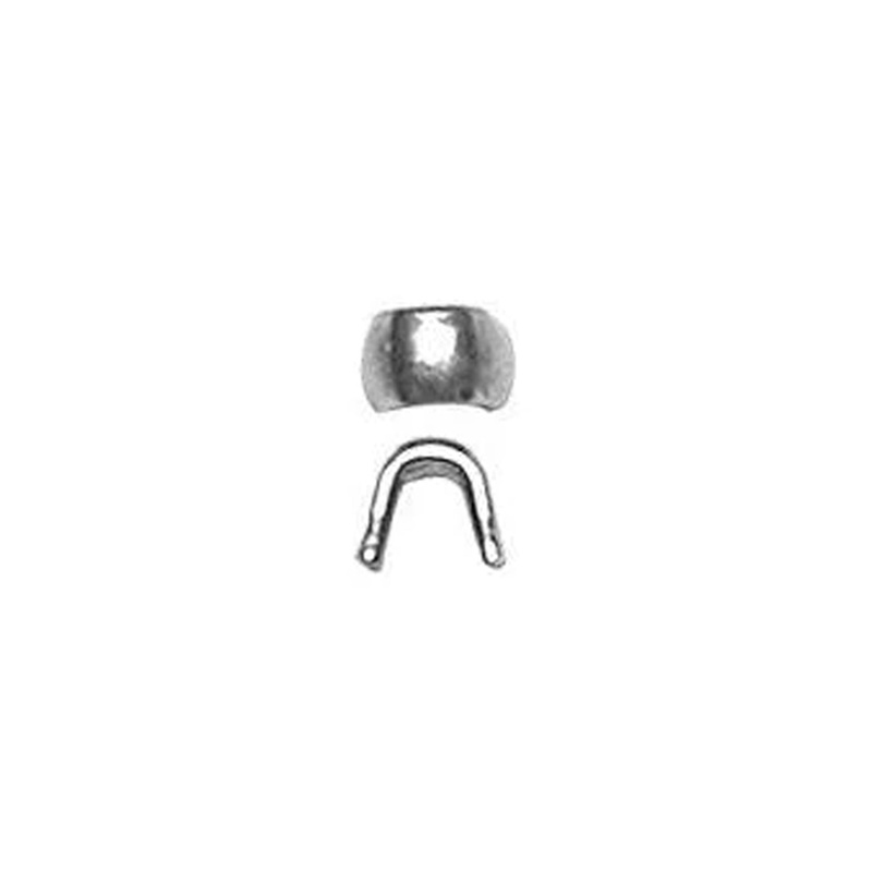 #5 Nickel, Dunlap Top Stop, Zinc Alloy-PK10, #DC5-T-NP
