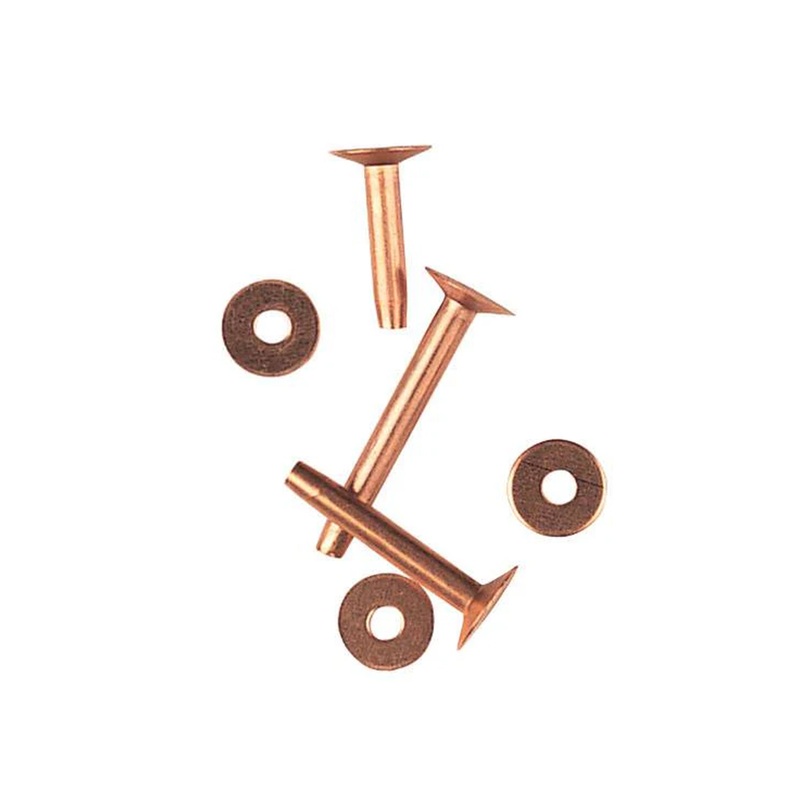 Bulk #9 Solid Copper Rivets with Burrs, 25 lb. Box 3/4″