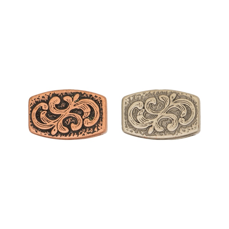 Floral Loop 5/8″ Antique Copper