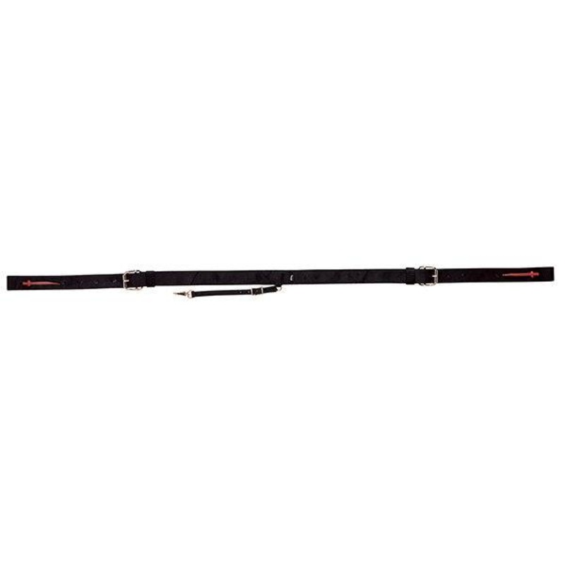 Nylon Back Cinch Complete with Billets, 1-3/4″ Wide Black