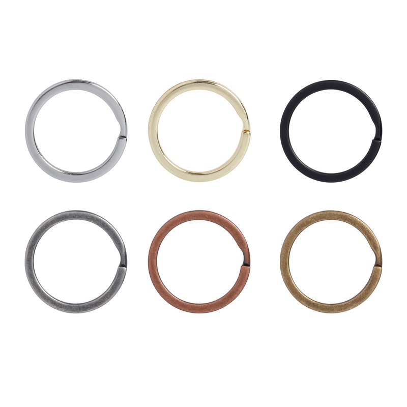 Split Key Ring, 1-3/8″ 1-3/8″ Antique Brass