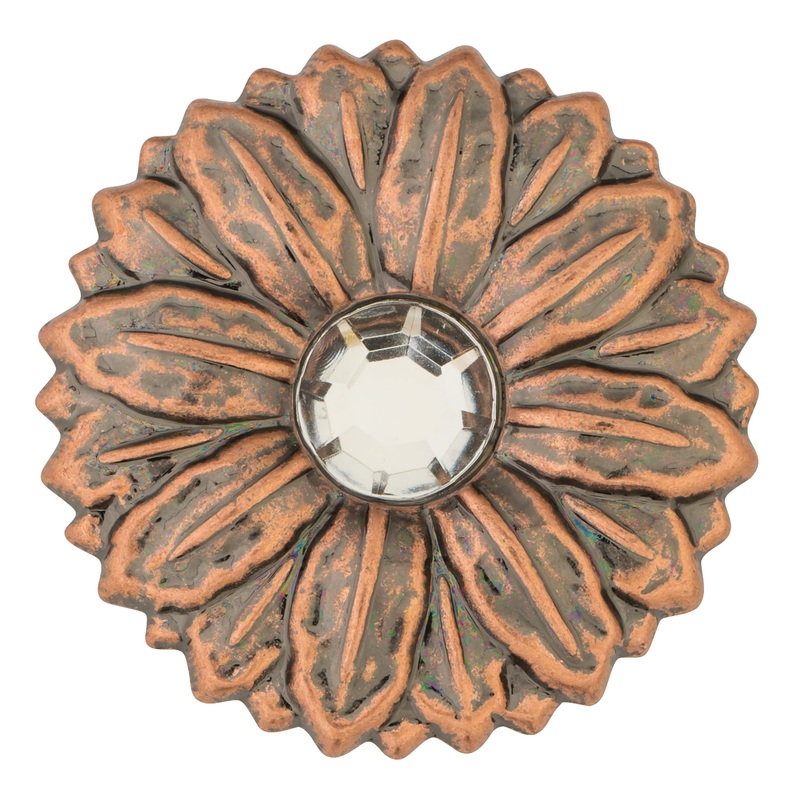 #1945 Sunflower Concho with Post 1″