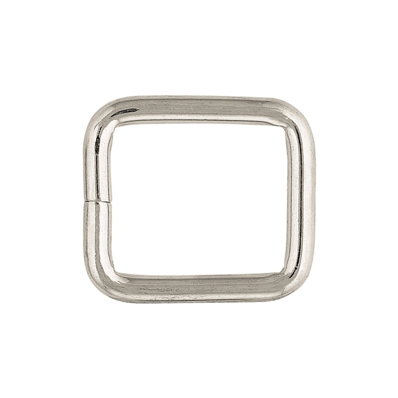 #3560 Welded Square 1″ x 1-1/4″ Nickel Plated