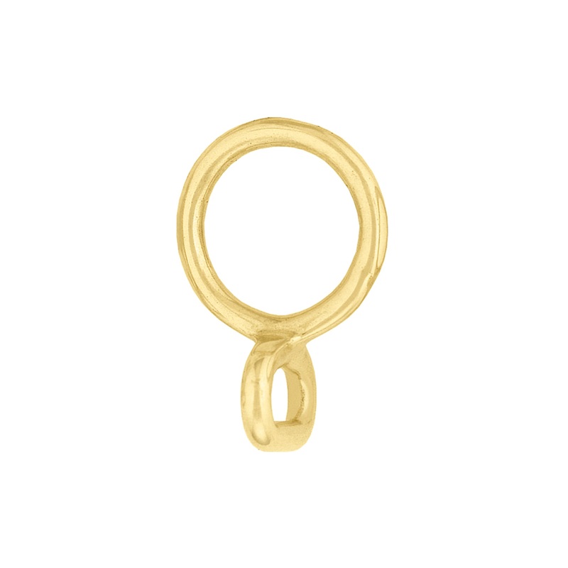 #498 Loop & Ring 3/4″ Solid Brass