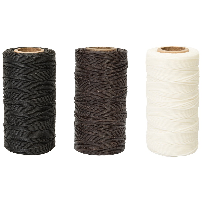 Hand Stitching Thread, 1 mm Black