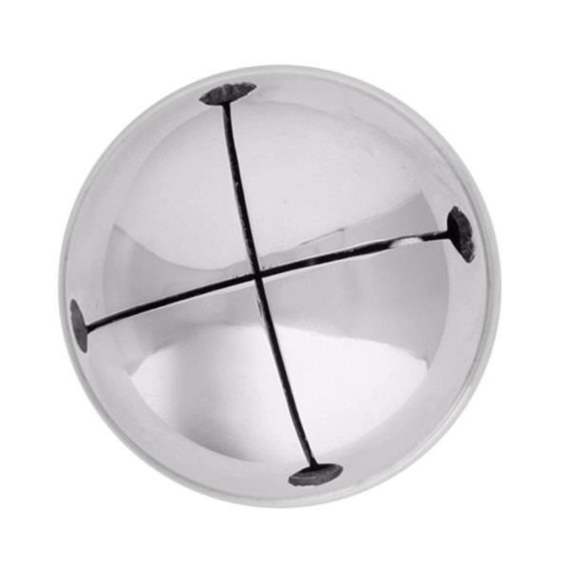 #119 Sleigh Bell 1-5/16″ Chrome Brass
