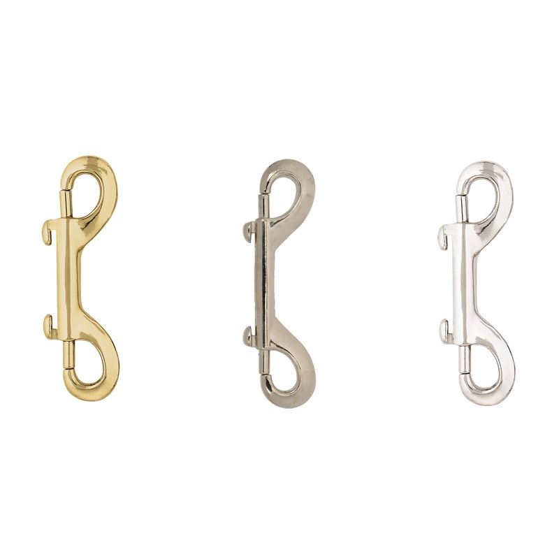 #161 Double Snap 3-3/8″ Solid Brass