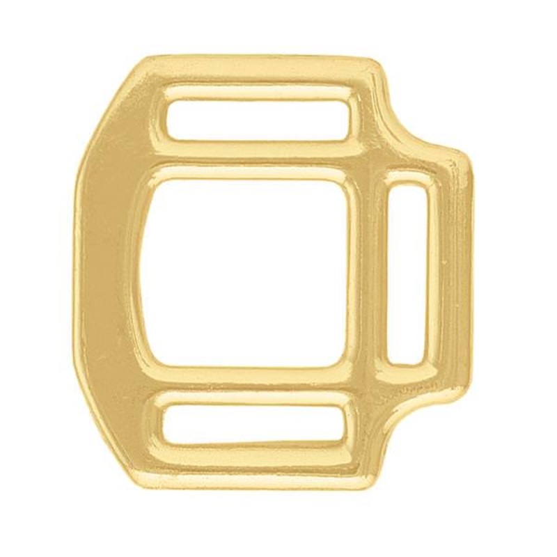 3-Sided Halter Square 3/4″ Brass Plated