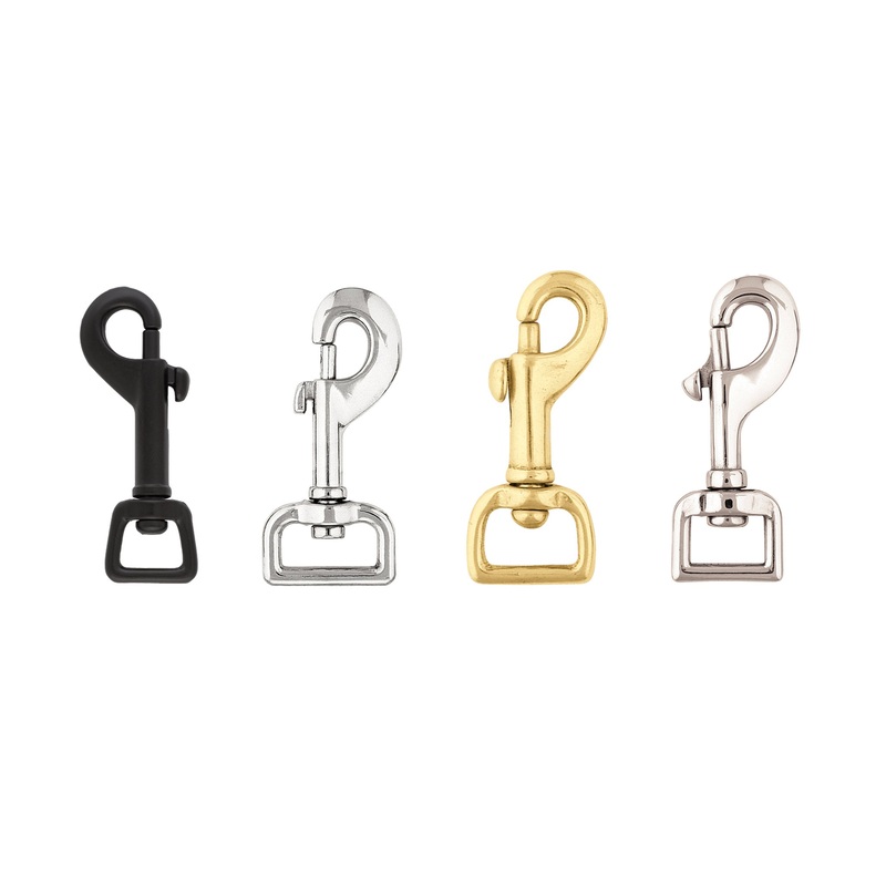 #5026 Swivel Snap 1/2″ Black