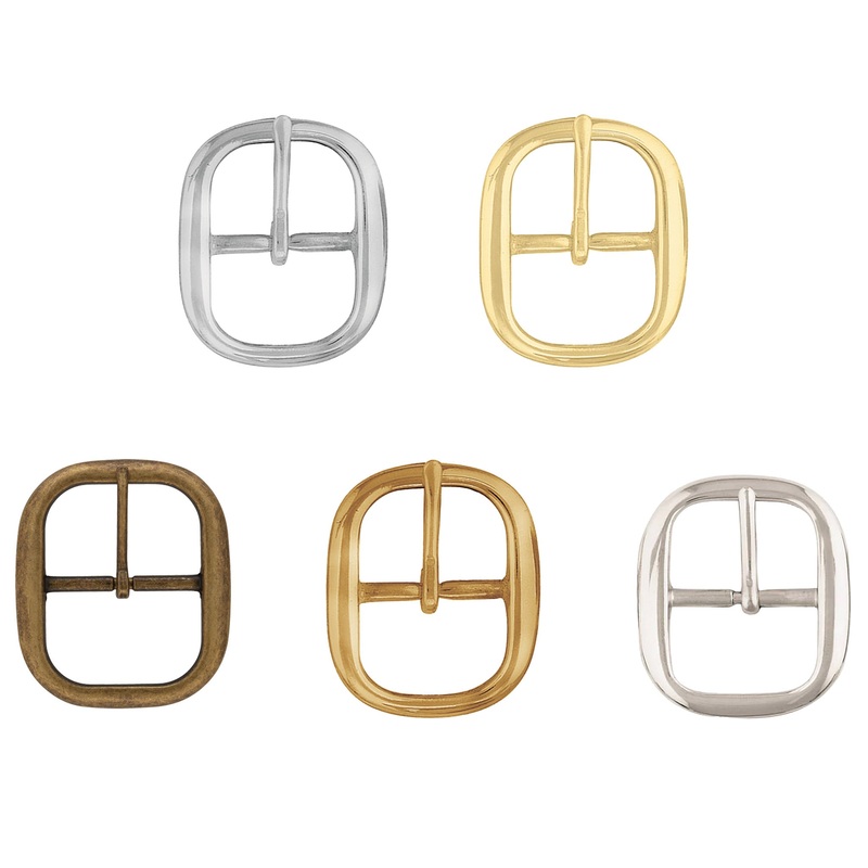 #718 Buckle 1″ Chrome Over Brass