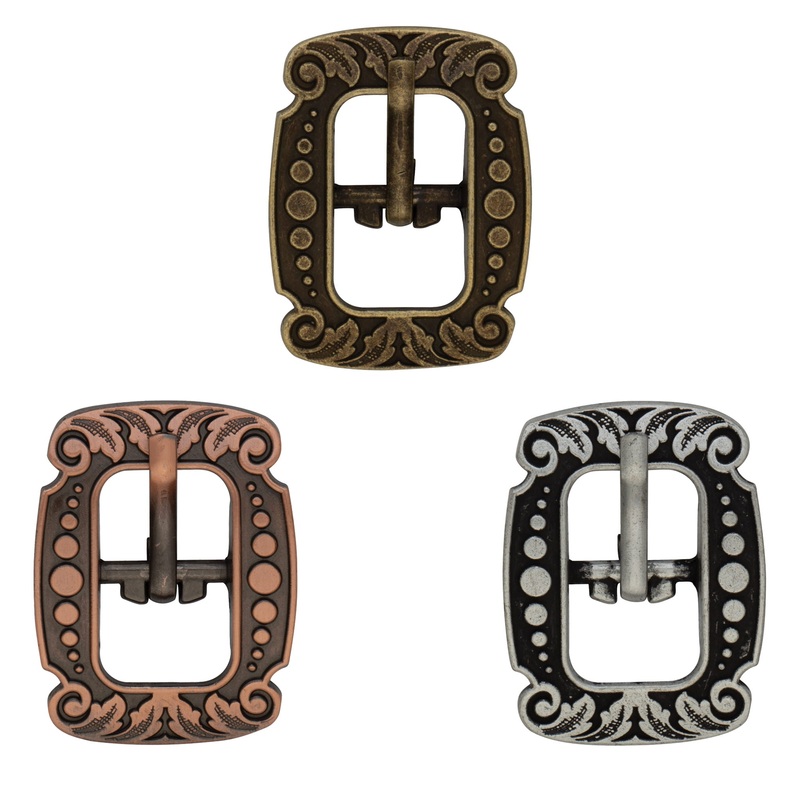 Jeremiah Watt Vintage 31 Center Bar Buckle 1/2″ Antique Brass