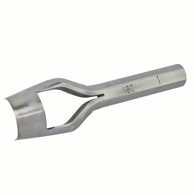 Round Point Strap End Punch 2″