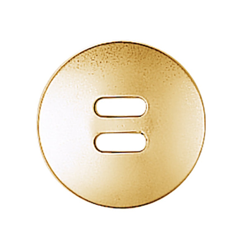 Smooth Domed Concho with Slots 1″ Solid Brass