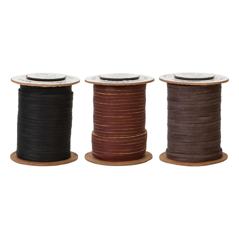 Spooled Lace, 1/8″ x 25 yards Black