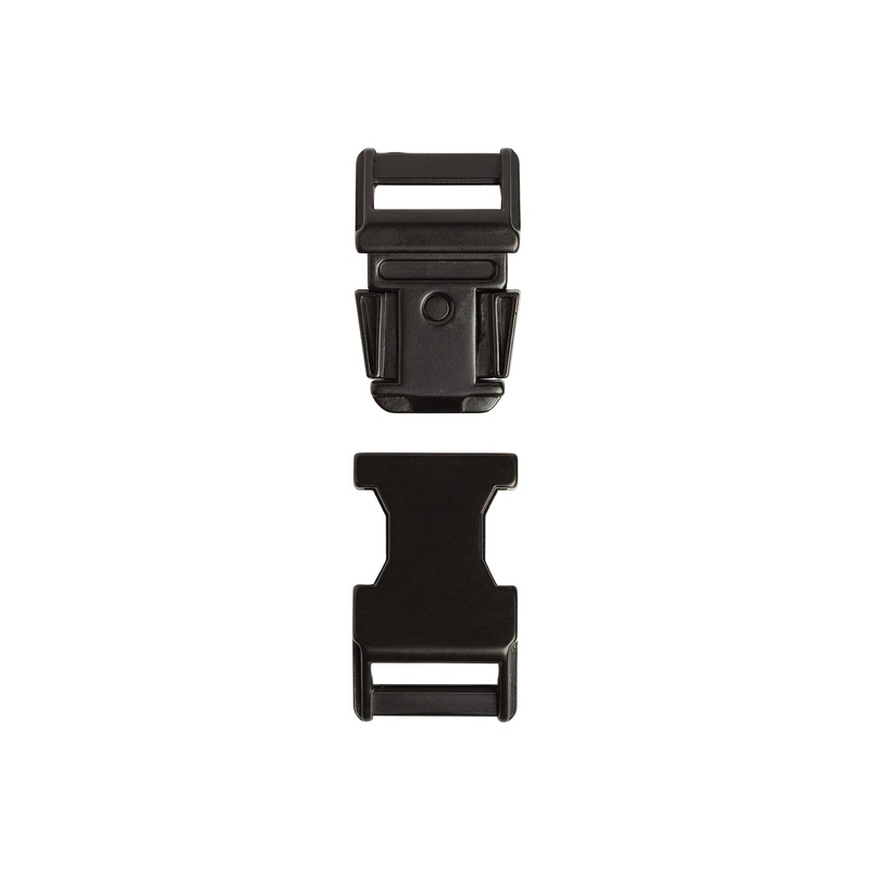 #05580 Metal Contoured Side Release Buckle 1″ Black