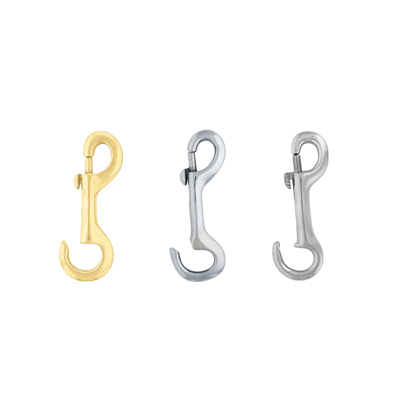#232 Open Eye Snap 3-3/8″ Solid Brass