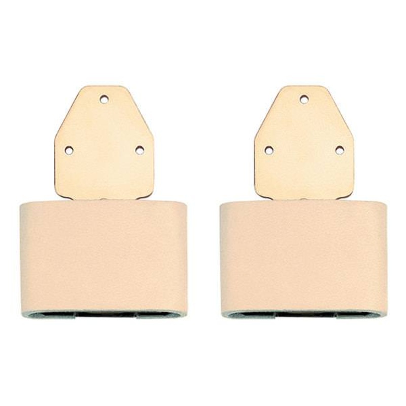 Solid Brass Blevins Buckles, 3″ Leather Covered, Vertical