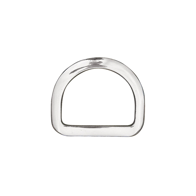 Beveled Rigging D-Ring Stainless Steel, 3-1/2″