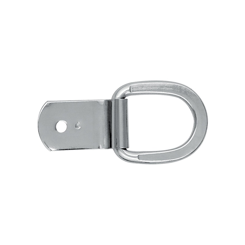 Clip and Flat D-Ring Stainless Steel, 1″