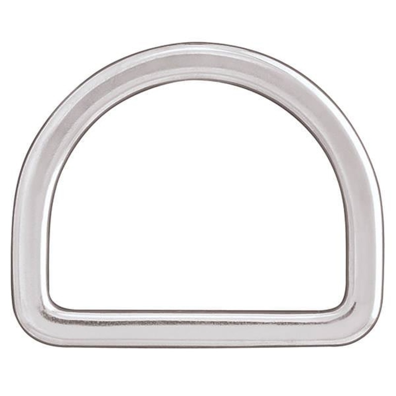 Flat Saddle D-Ring Stainless Steel, 2-1/2″