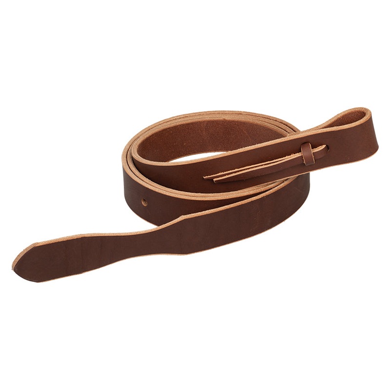 Latigo with Holes, Rich Brown, 1-1/2″ x 72″