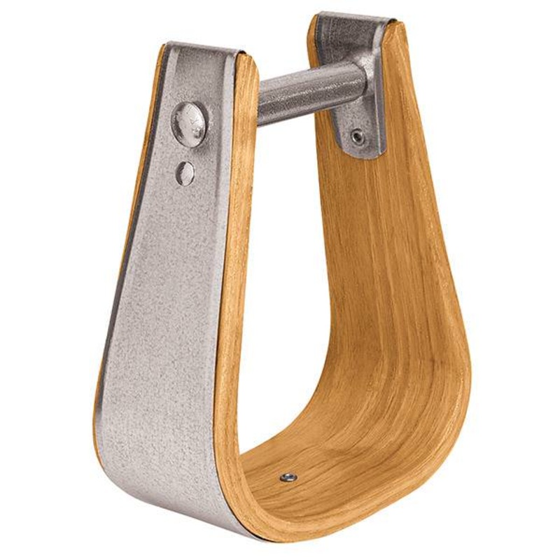 Wooden Stirrups, Deep Roper, 2″ Tread