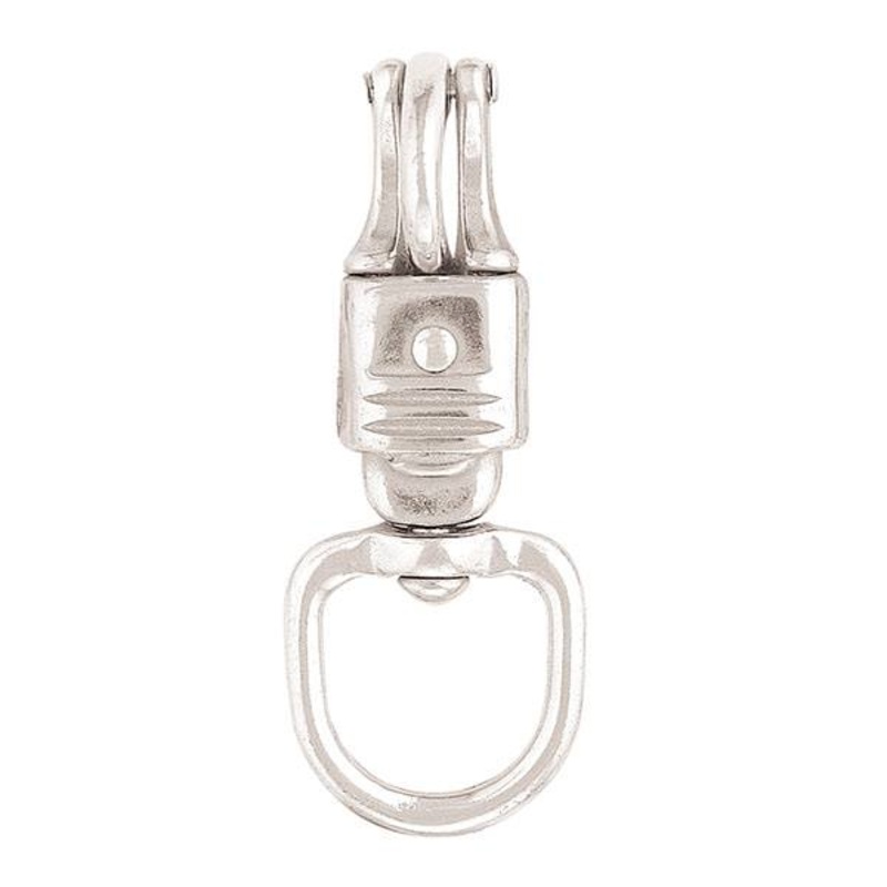 #2002 Round Eye Panic Snap Nickel Plated, 1″