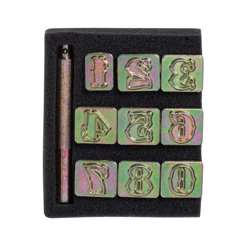3/4″ Number Stamping Set