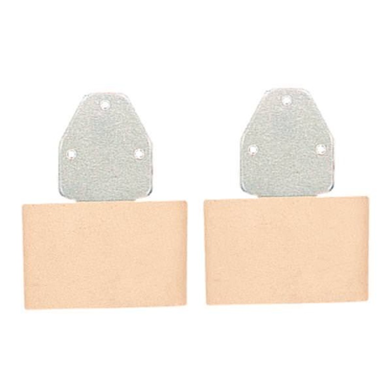 Aluminum Blevins Buckles, 3″ Leather Covered, Vertical