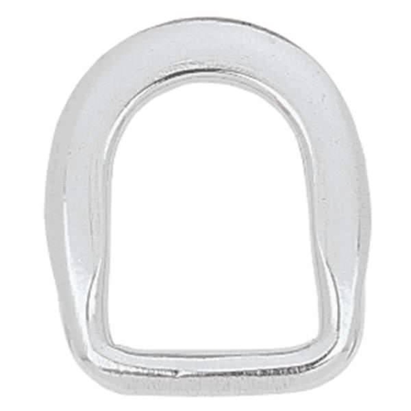Beveled Saddle D-Ring Stainless Steel, 1″