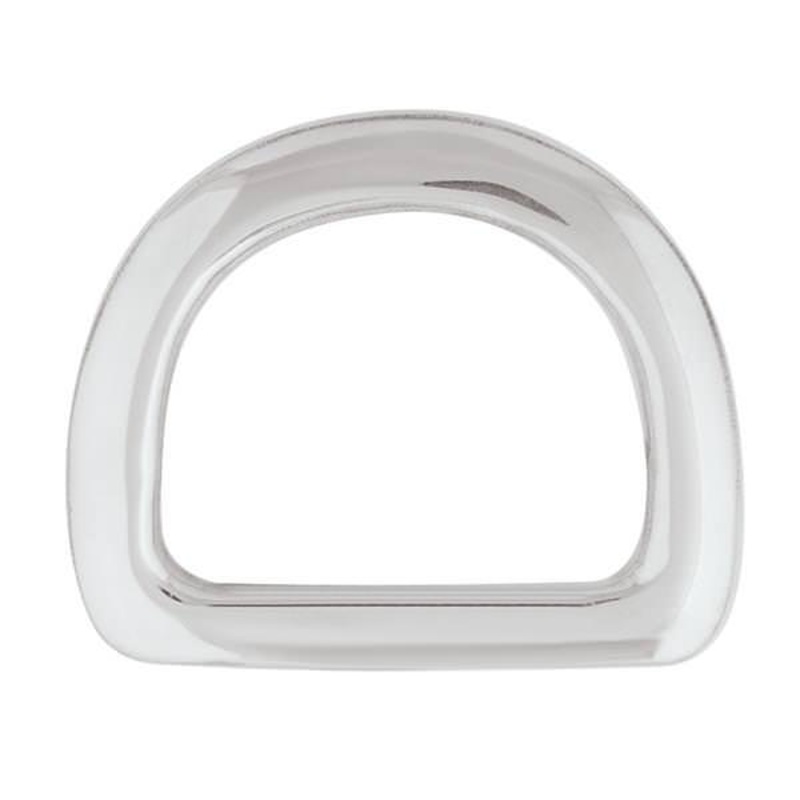 Beveled Saddle D-Ring Stainless Steel, 2″