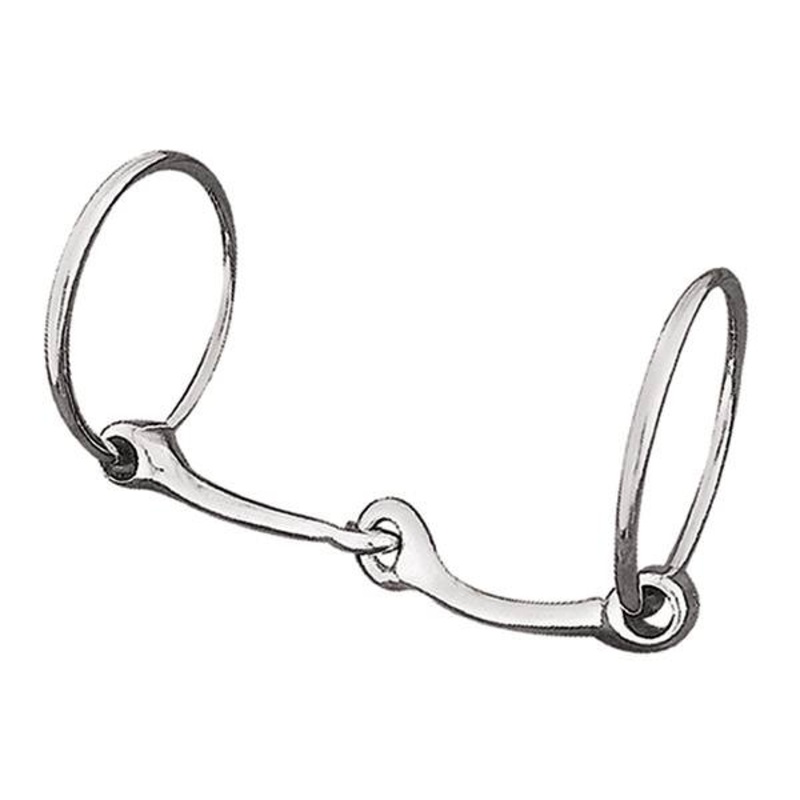 Draft Bit, 6″ Snaffle Mouth, Nickel Plated