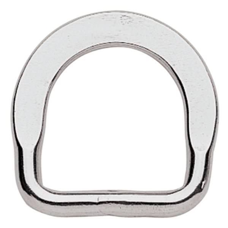 Flat Saddle D-Ring Stainless Steel, 1-1/4″