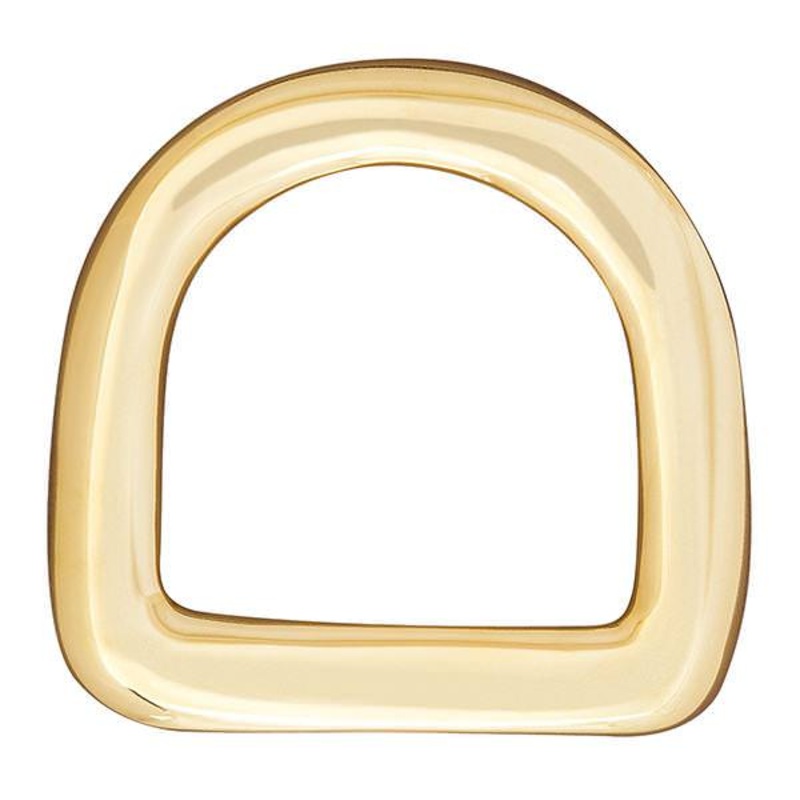 Saddle D-Ring Solid Brass, 1-1/2″