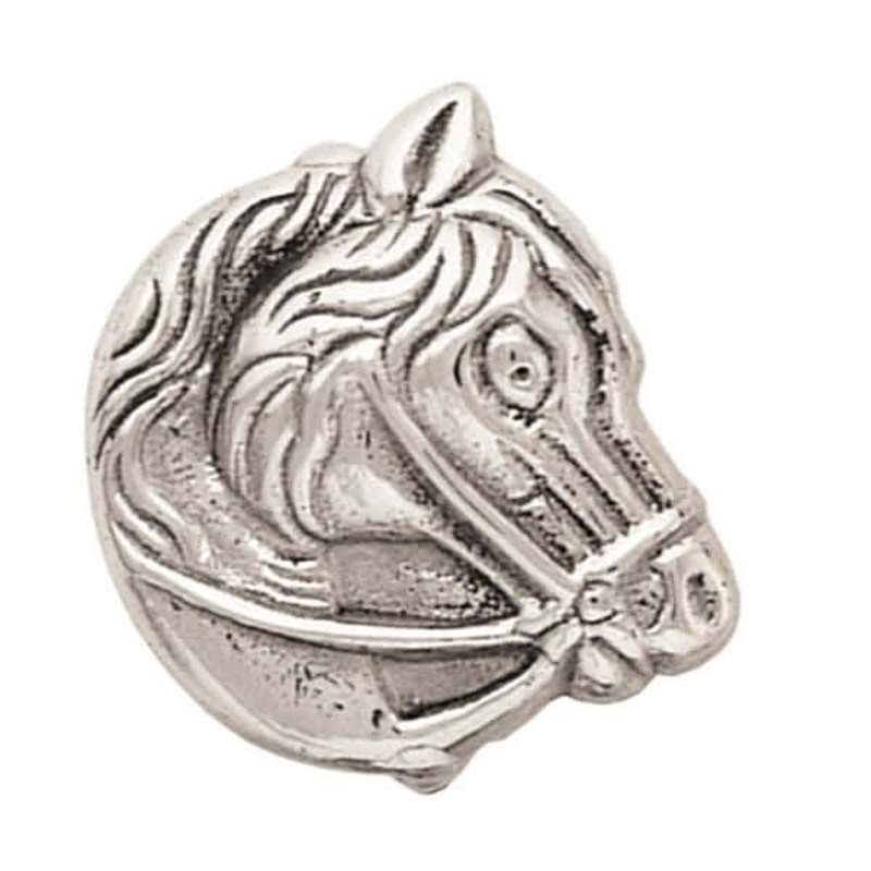 Shaped Horsehead Rosettes Stainless Steel, 1-1/4″