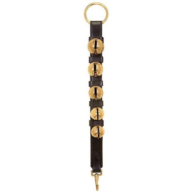 120 Sleigh Bell Strap Solid Brass, 1-1/2″ W x 24″ L